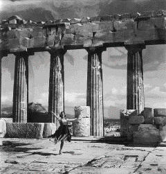 Mona Paiva at the Acropolis